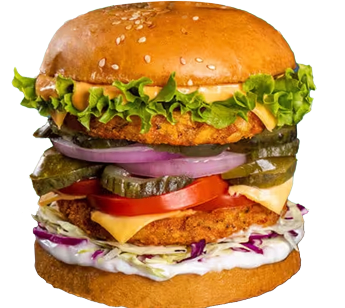 Double Aloo Tikki Burger